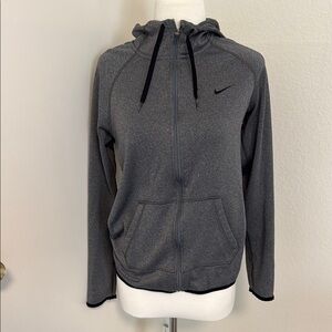 Nike Women's Gray Zip-Up Hoodie